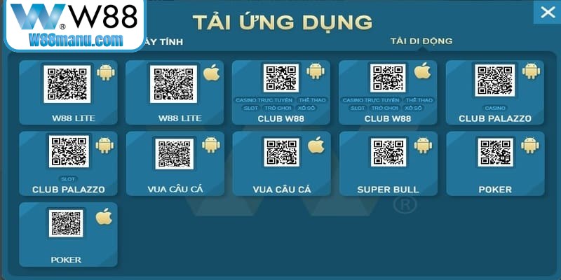 Đăng Ký W88 - Gia Nhập Cộng Đồng, Nhận Ngay Quà 150k 15 Tải app W88 đơn giản trên mọi hệ điều hành phổ biến và uy tín